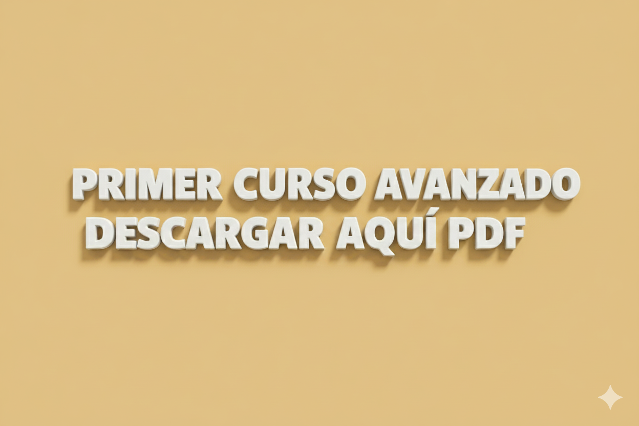 1er Curso Avanzado