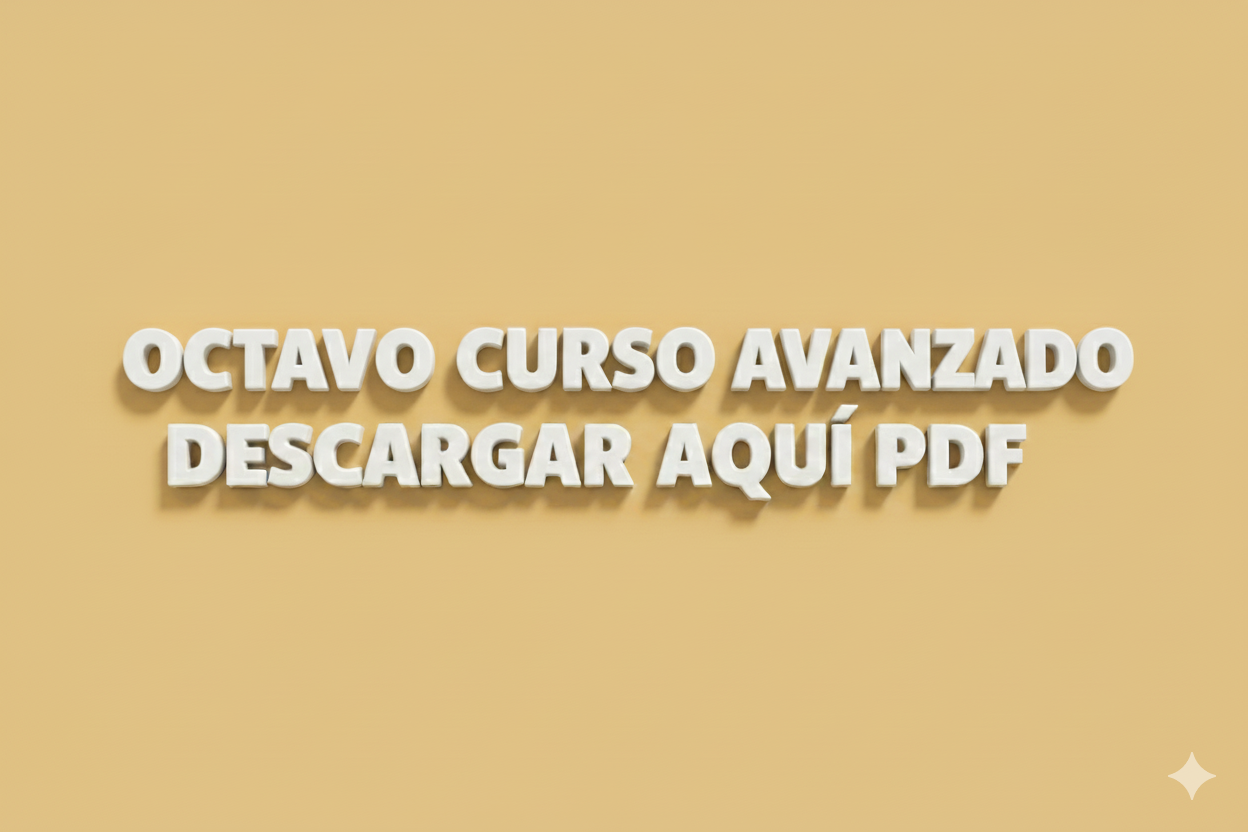 8vo Curso Avanzado